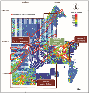 Yaouré Gold Project – Tenements and Prospects