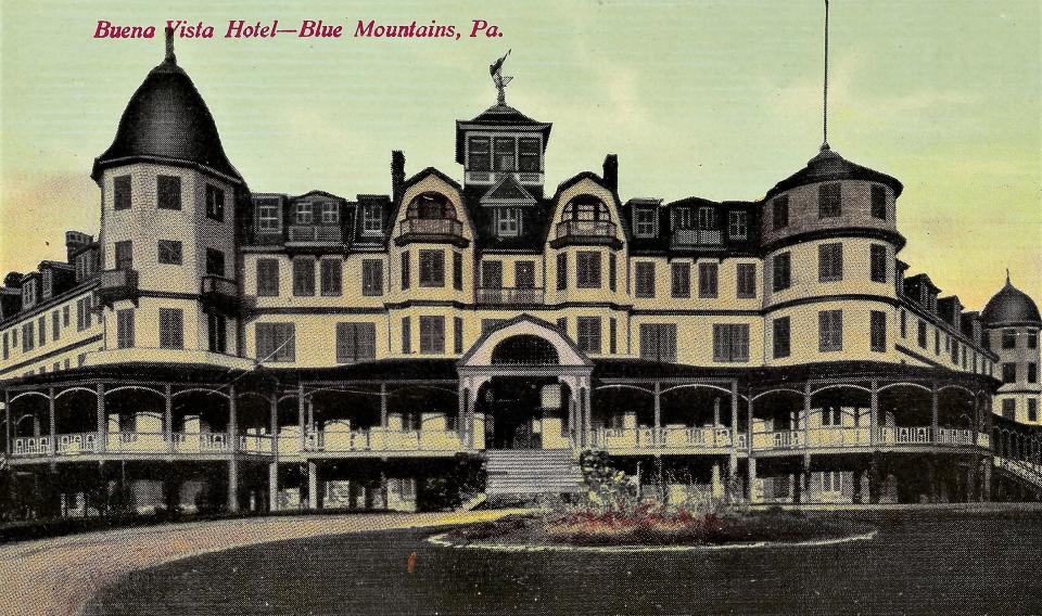 The Buena Vista Spring Hotel was built in 1890 in the Pen Mar area and could accommodate 500 guests. It was destroyed by fire on Dec. 8, 1967.