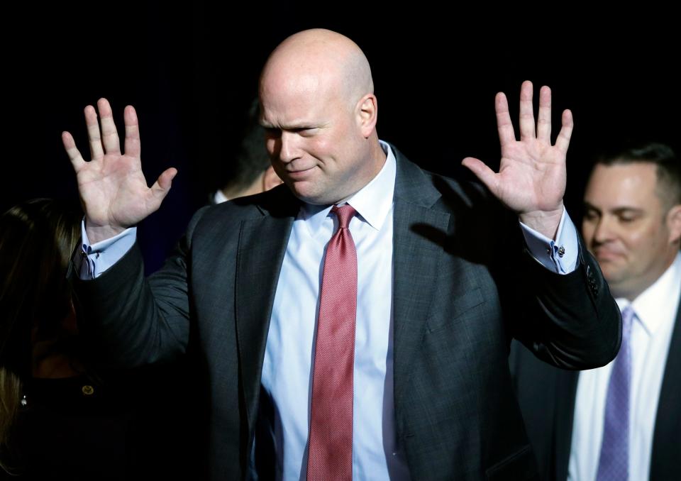 Acting Attorney General Matthew Whitaker in Kansas City, Missouri, on Dec. 6, 2018.