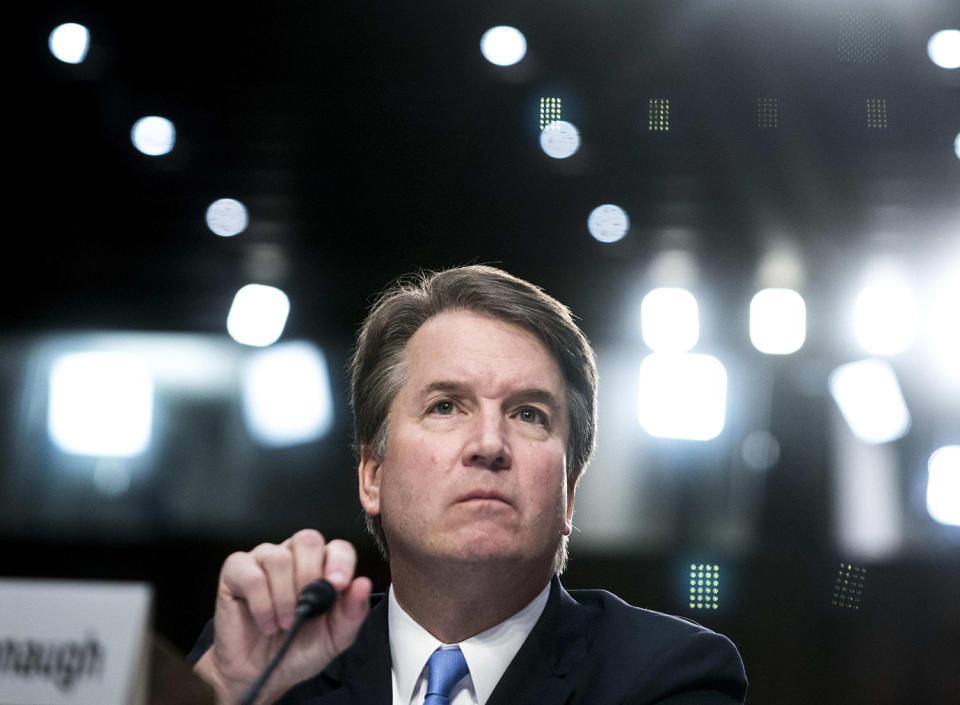 Supreme Court nominee Brett Kavanaugh, who has been accused of sexual assault by Christine Blasey Ford. (Photo by Melina Mara/The Washington Post via Getty Images)