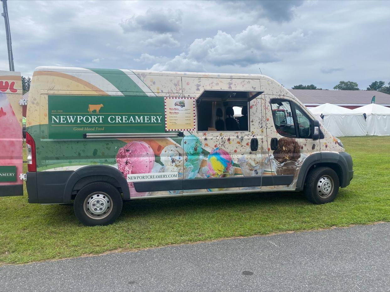 Newport Creamery's ice cream truck is Awful-ly busy in the summer season.