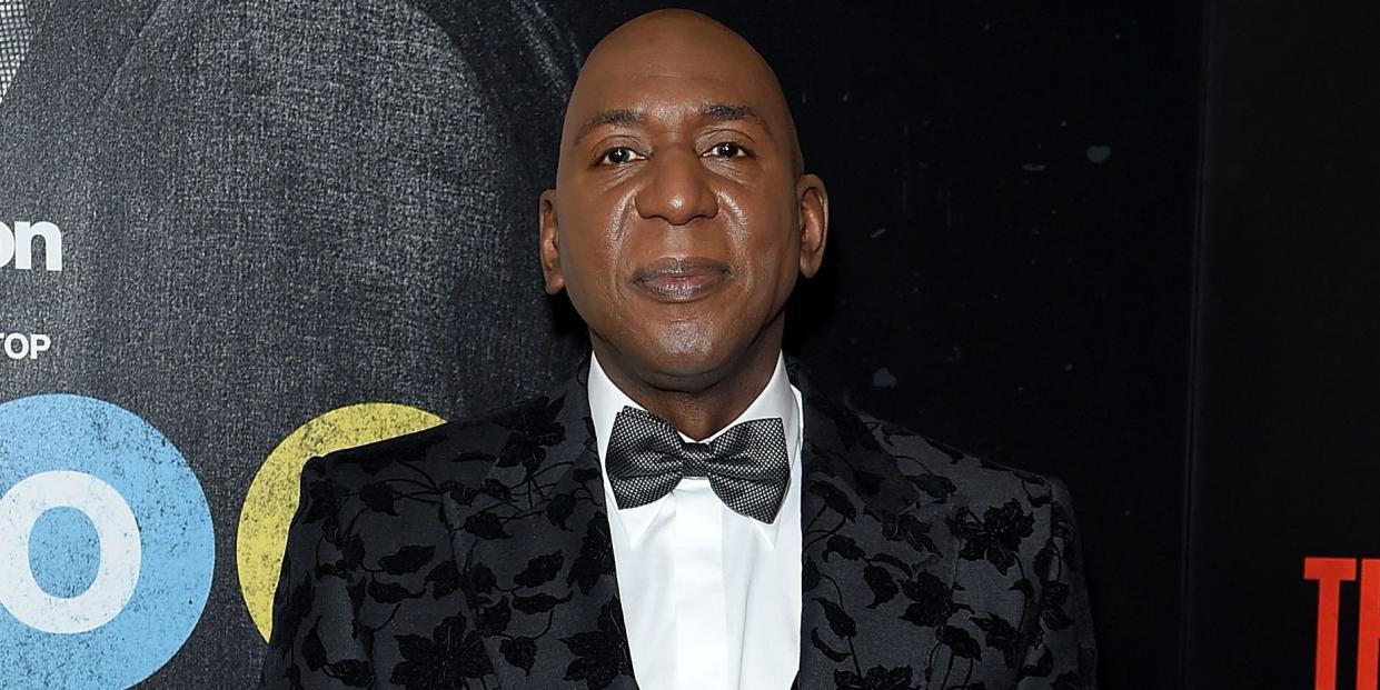 colin mcfarlane in a tuxedo