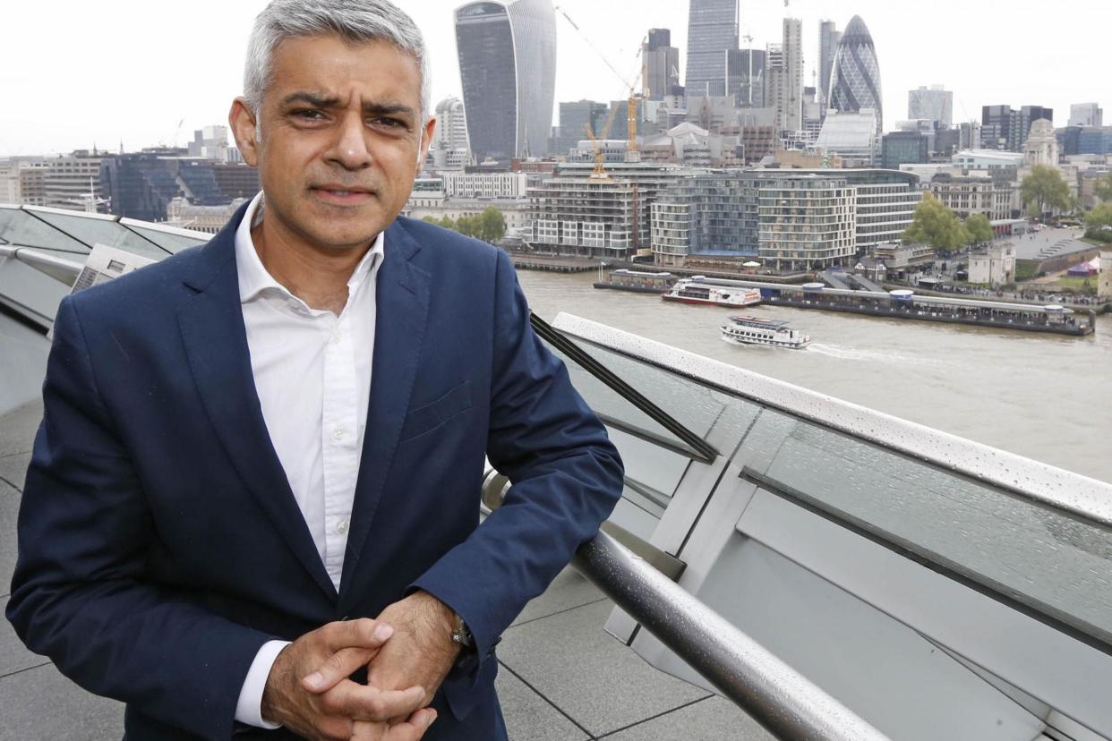 Message of solidarity: London Mayor Sadiq Khan: Nigel Howard