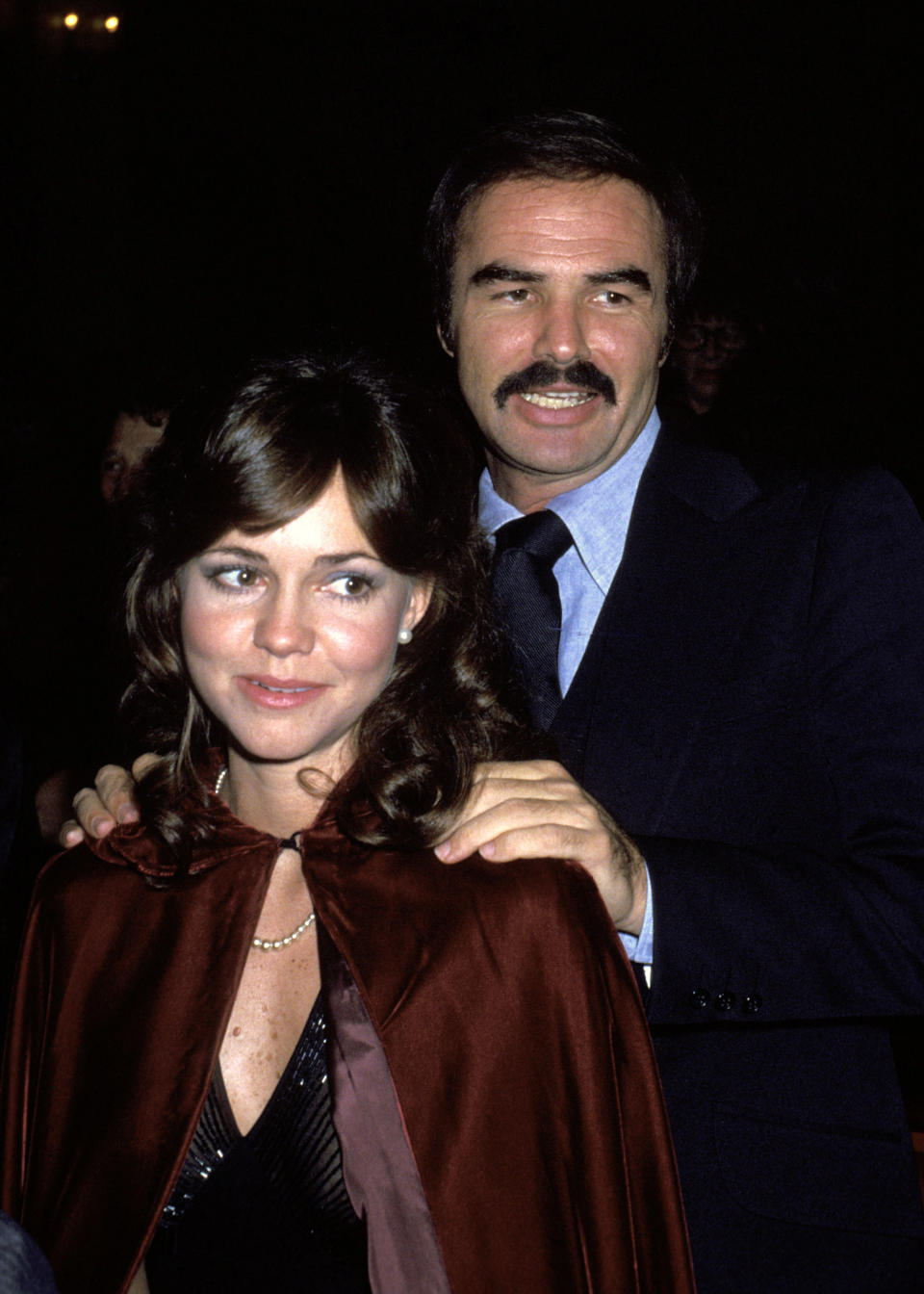 Sally Field and Burt Reynolds in a photo dated Nov. 5, 1977. (Photo: Ron Galella/WireImage)