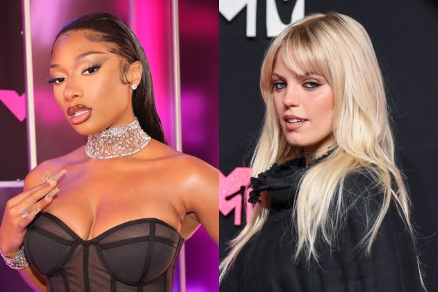 megan-thee-stallion-renee-rapp - Credit: Kevin Mazur/Getty Images/MTV; Gilbert Flores/Variety/Getty Images