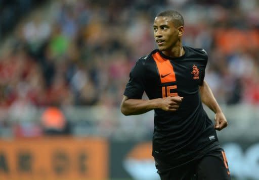 Netherland's Luciano Narsingh during the football friendly against Bayern Munich on May 22. The Netherlands -- in Group B at Euro 2012 along with Germany -- host Bulgaria in Amsterdam on Saturday