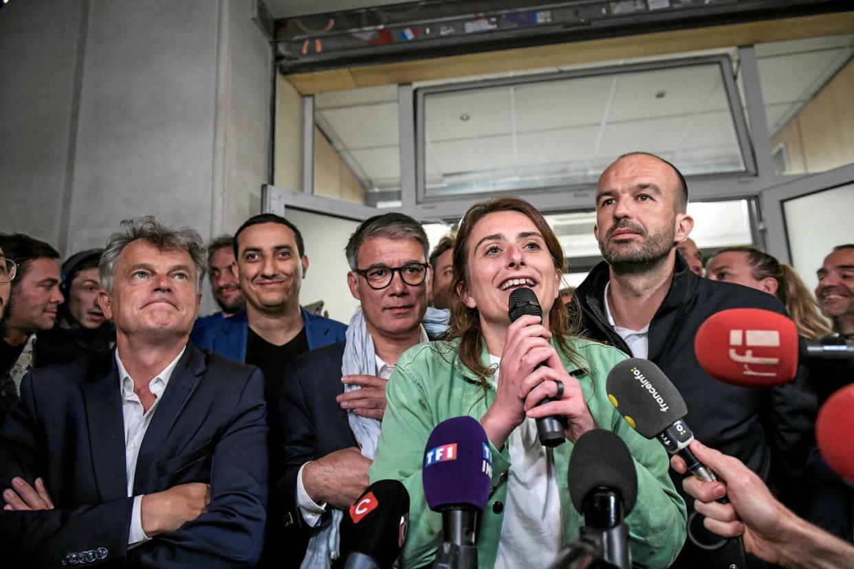 Olivier Faure, Manuel Bompard, Marine Tondelier et Fabien Roussel espèrent présenter des candidatures uniques aux législatives.  - Credit:ISA HARSIN/SIPA / SIPA