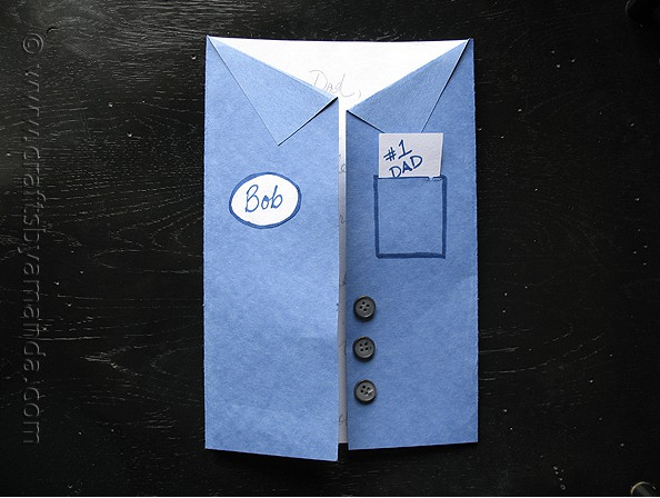 30) Blue Collar Uniform Shirt Card