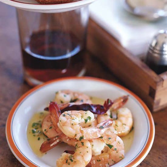 Garlicky Shrimp with Olive Oil