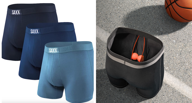 SAXX Underwear 3-Pack Vibe Super Soft Boxer Briefs - Mens