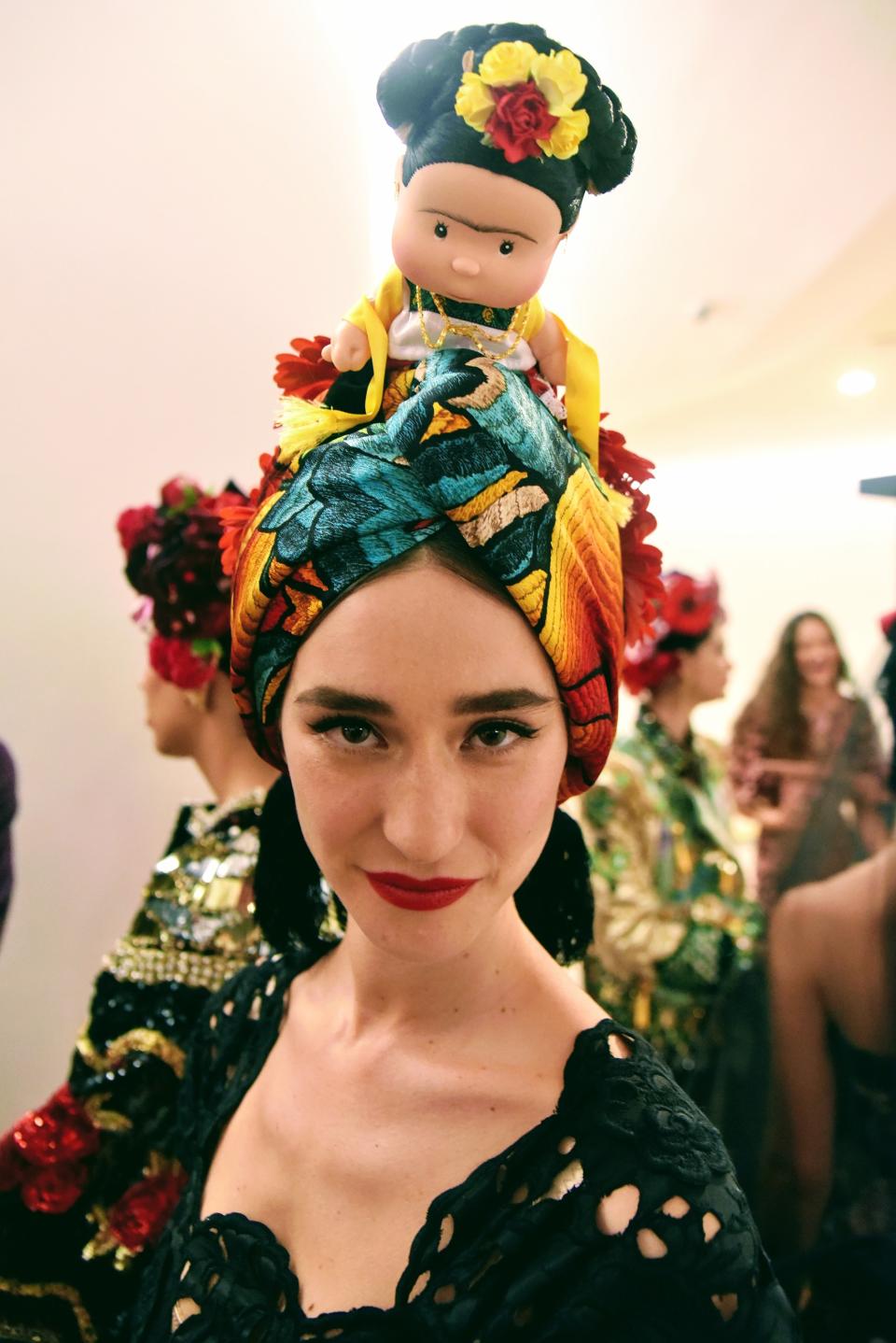 Dolce & Gabbana presented an entirely new Alta Moda collection in Mexico City, less than two weeks after its New York extravaganza.