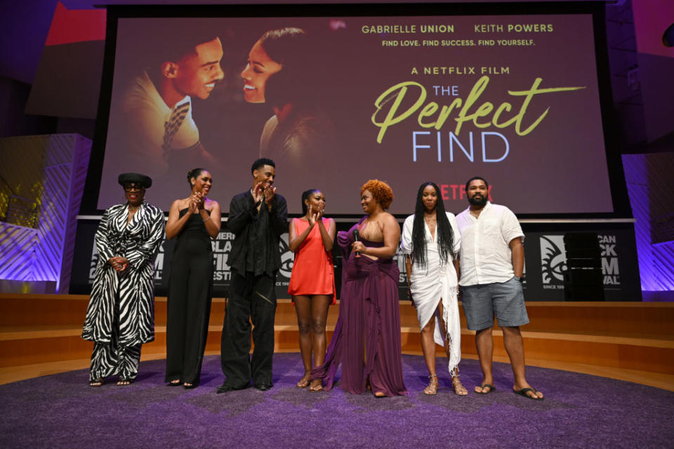 ‘The Perfect Find’ cast | Photo: Jason Koerner/Getty Images for Netflix