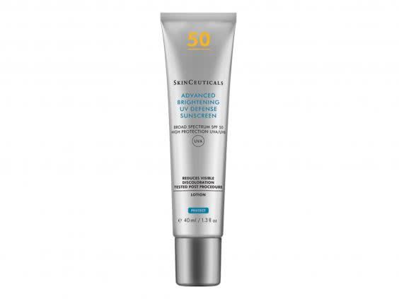 Wearing SPF is vital in protecting your skin from UV rays and preventing hyperpigmentation (SkinCeuticals)