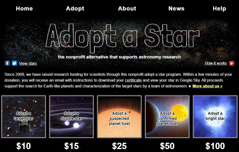Adopt a Star
