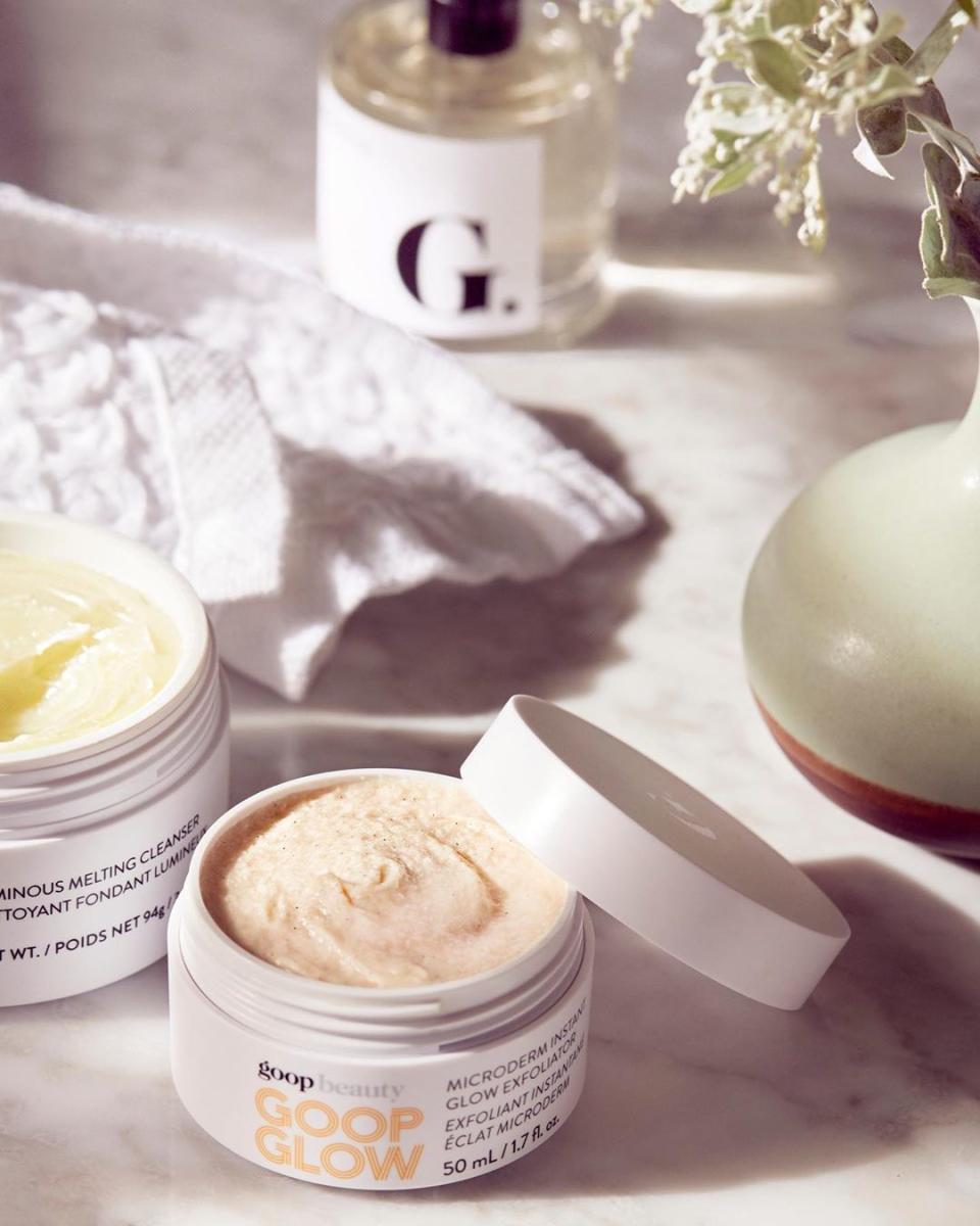 GOOPGLOW Microderm Instant Glow Exfoliator. Image via Instagram/Goop. 