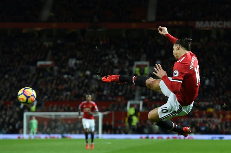 Manchester United's Zlatan Ibrahimovic made his return from a nine-month lay-off with a serious knee injury, as a late substitute in last month's 4-1 win over Newcastle