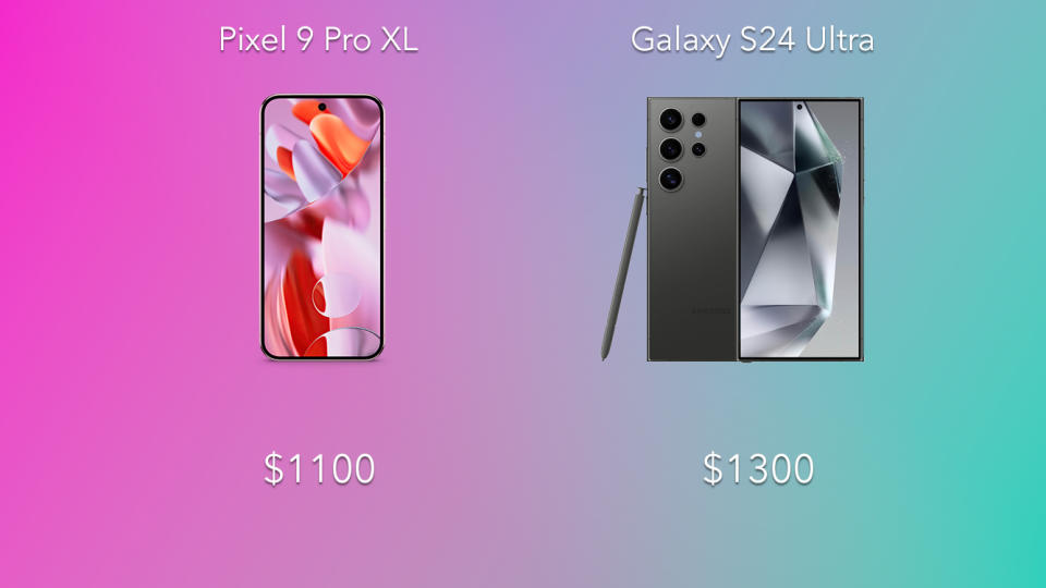 Side-by-side visual showing prices for the two phones.