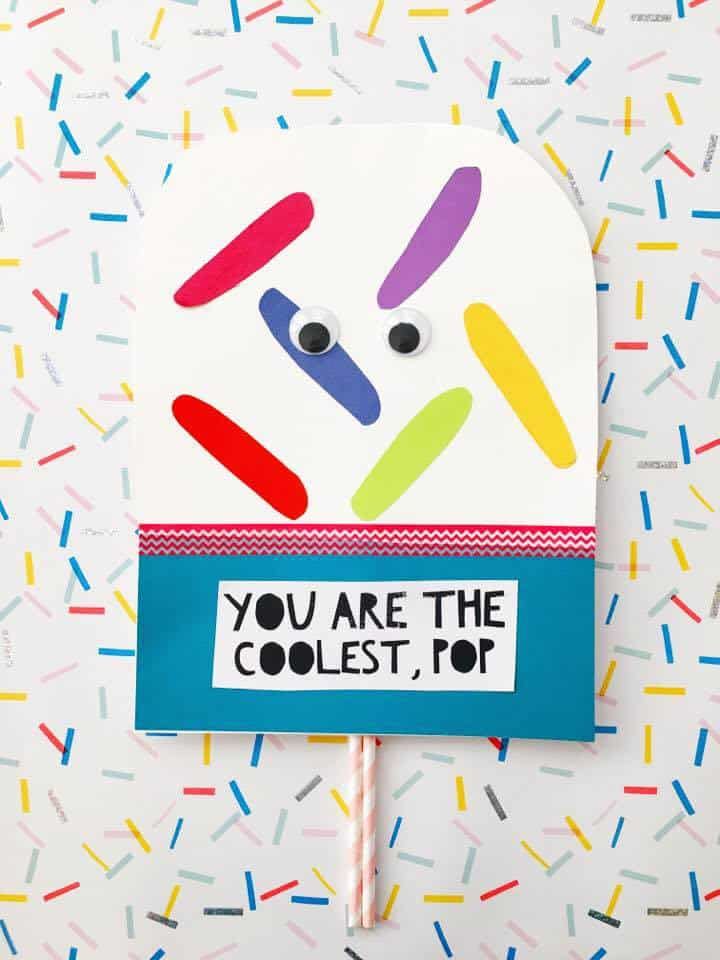 popsicle stick diy fathers day cards