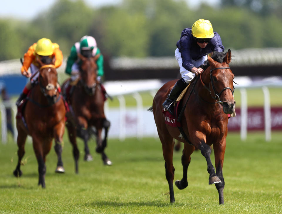 Crystal Ocean was impressive in landing the Al Rayyan Stakes at Newbury earlier this season