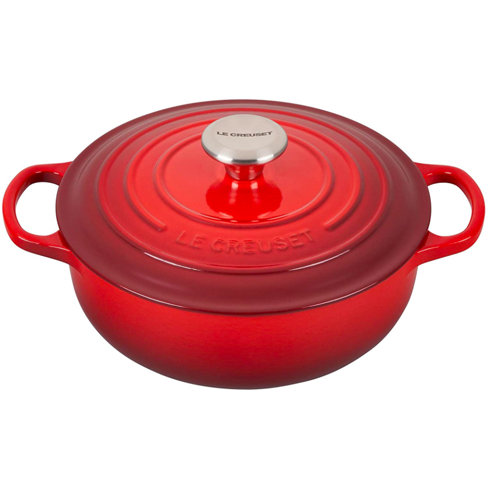 12) Enameled Cast-Iron Dutch Oven, 3.5 qt