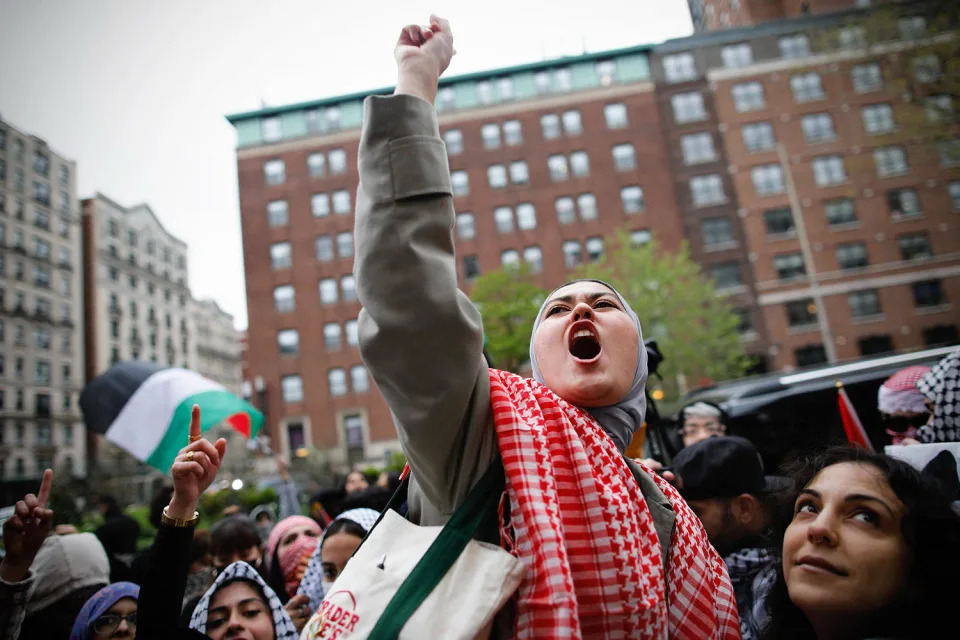 israeli hamas conflict columbia university protest palestinian (Kena Betancur / AFP - Getty Images)