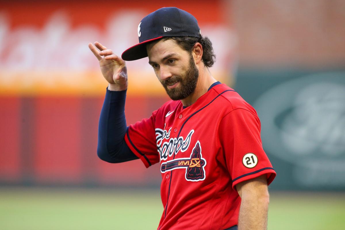 Dansby Swanson: Dans the Mans Shirt, Atlanta - MLBPA - BreakingT