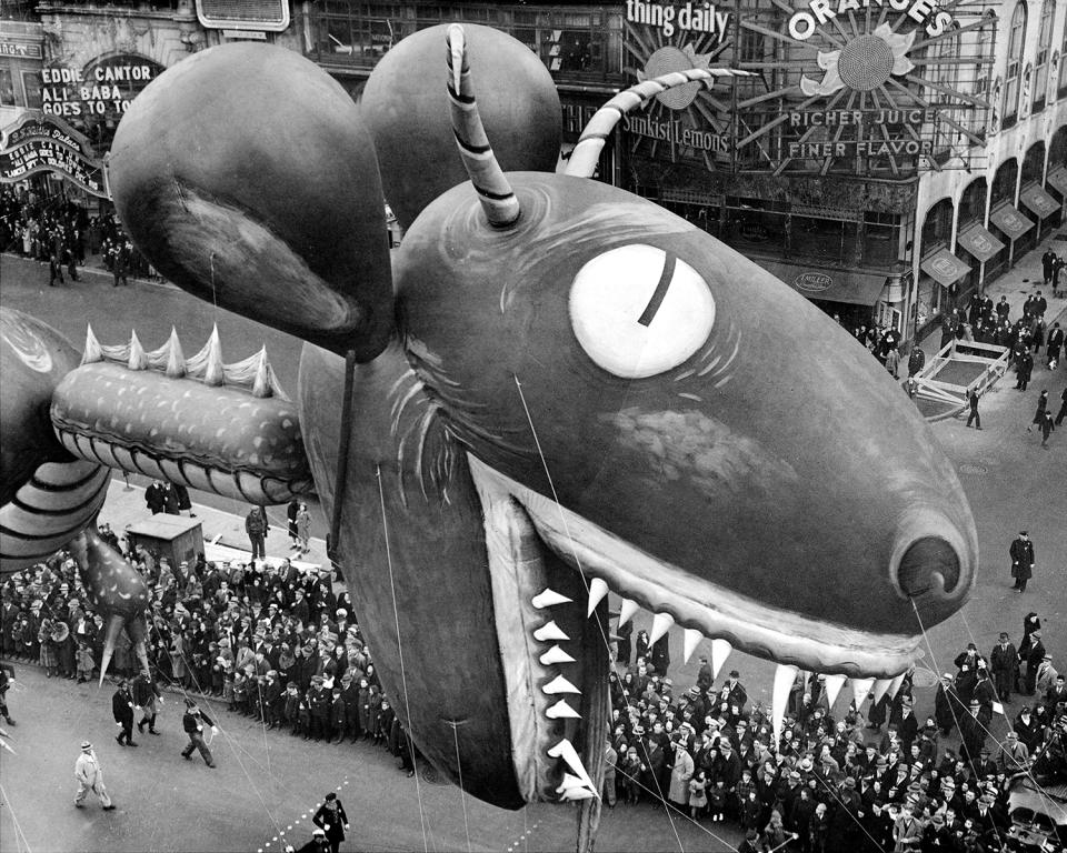 Past and present: balloons of Macy’s Thanksgiving Day Parade