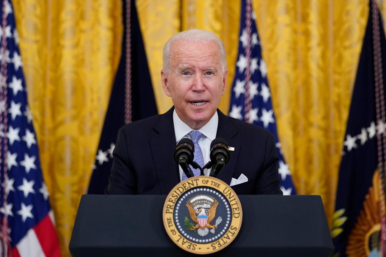 Biden (Copyright 2021 The Associated Press. All rights reserved.)