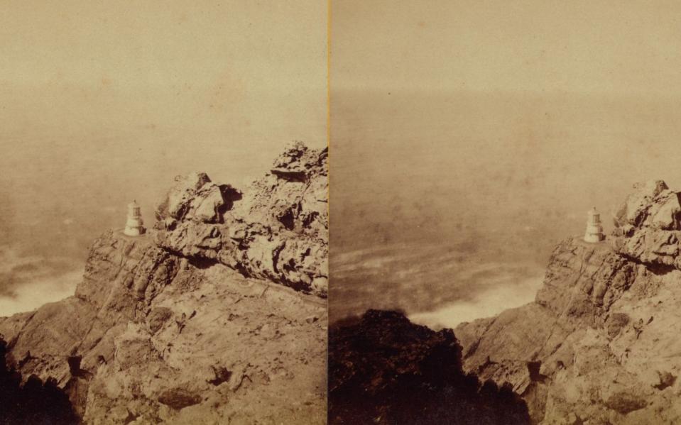 Muybridge’s shot of Point Reyes Light House, Yosemite - Library of Congress