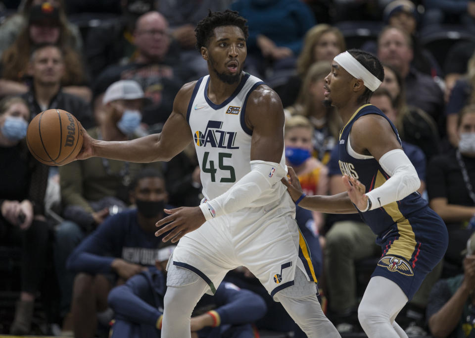 Donovan Mitchell of the Utah Jazz.