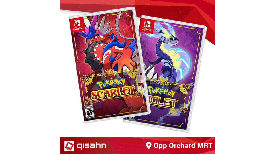 Pokemon Scarlet or Violet - Nintendo Switch. (Photo: Shopee SG)