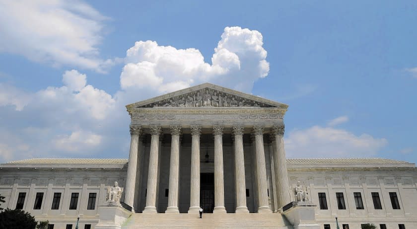 The U.S. Supreme Court building.