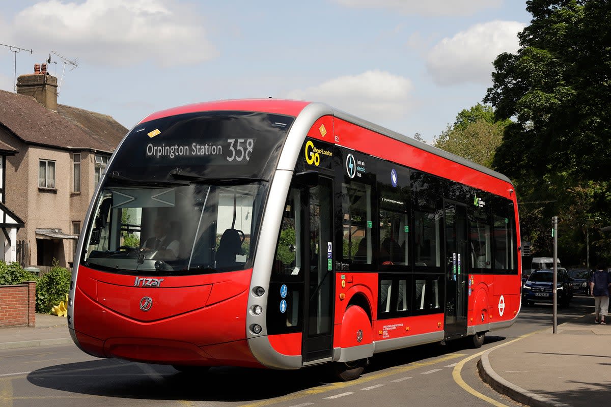The ie Tram bus will operate on route 358 in London later this summer (Go-Ahead/Mark Lyons)