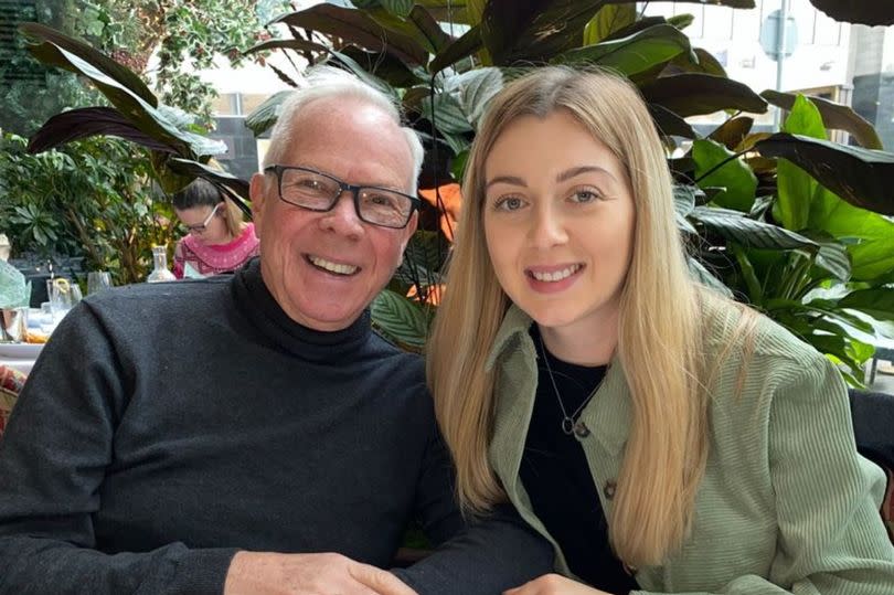 Ian alongside his daughter Stephanie