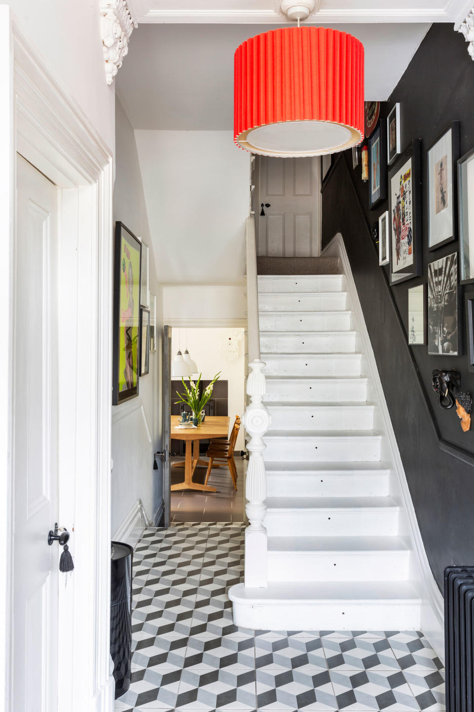 <p> Now if you are totally redesigning a traditional hallway, rather than just&#xA0;redecorating, flooring is what you are going to be wanting to think about first. </p> <p> We cover loads of different options here but do consider your flooring as a way to bring in some style and color to the space, as well as being a practical choice. </p> <p> For us, that means tiles. They are easy to clean, can handle wear and tear, but look gorgeous too. And you can always soften them up by throwing down a runner.&#xA0; </p>