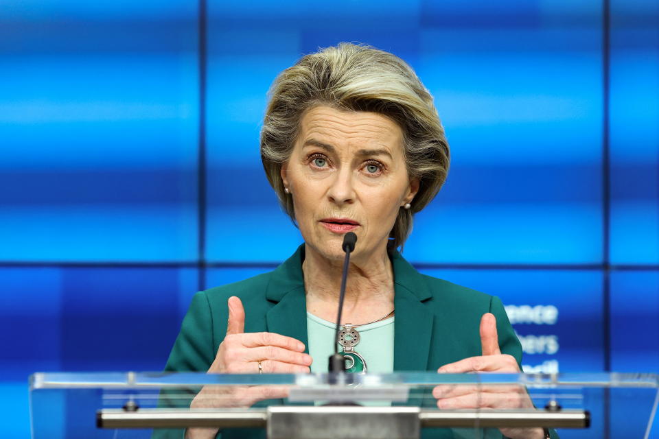 European Commission president Ursula von der Leyen has said Europe is at the start of the third wave of the pandemic. Photo: Aris OIkonomou/Reuters