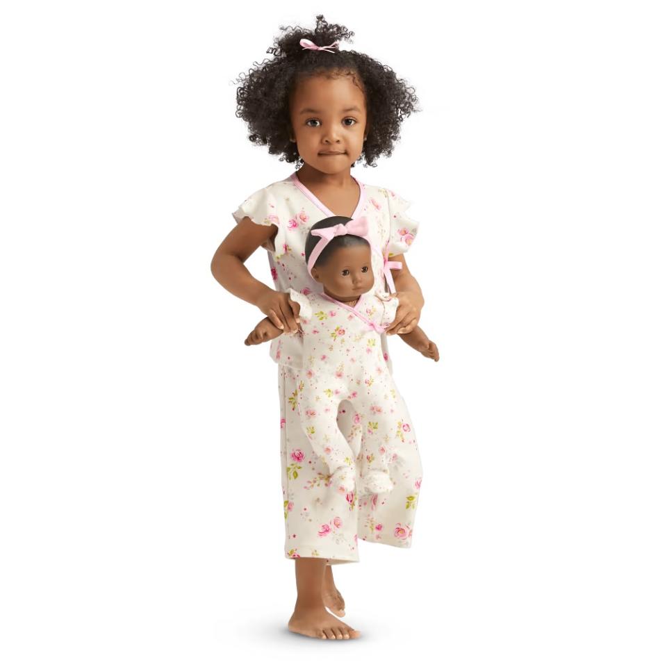 American Girl Beautiful Blooms Pajamas for Little Girls & Bitty Baby Dolls
