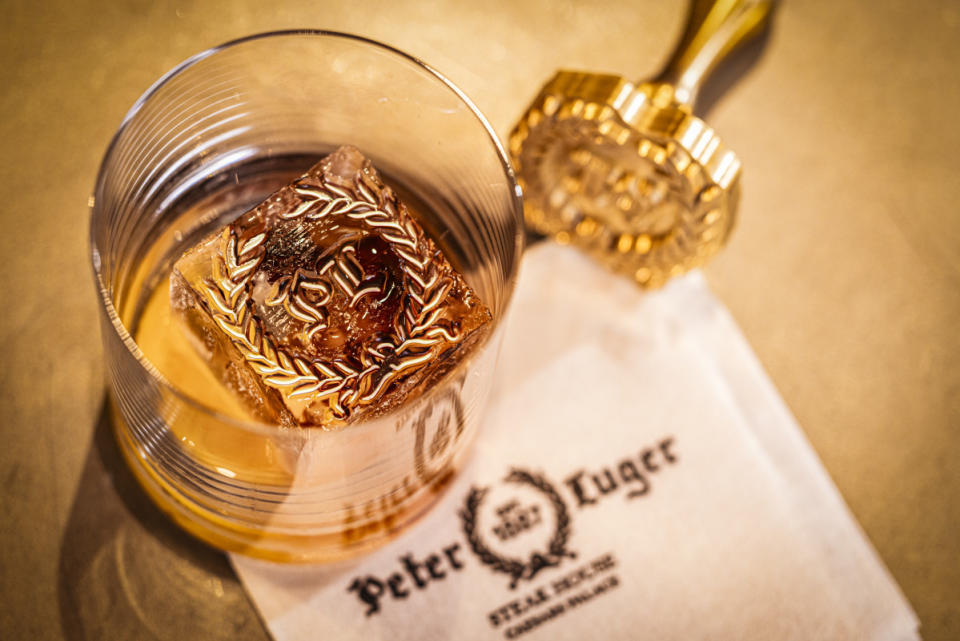 Williamsburg Fashioned: WhistlePig 6 Year Rye, Angostura Bitters, Orange Peel, Simple Syrup<p>Courtesy of Peter Luger Steak House Las Vegas at Caesars Palace</p>