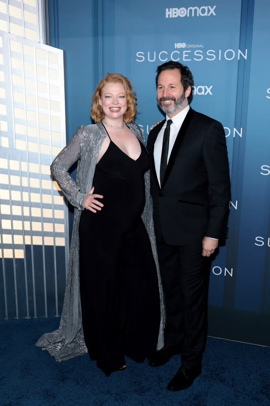 <p>Photo by Dimitrios Kambouris/WireImage</p><p>This year was a big one for <em>Succession </em>actress <strong>Sarah Snook</strong>! Not only did she celebrate the final episode of the show that made her famous, but she also welcomed her first child with husband <strong>Dave Lawson</strong>. The baby made its Instagram debut on May 29 <a href="https://www.instagram.com/p/Cs0_4Zgv_0z/" rel="nofollow noopener" target="_blank" data-ylk="slk:in a post Snook made;elm:context_link;itc:0;sec:content-canvas" class="link rapid-noclick-resp">in a post Snook made</a> about watching the <em>Succession</em> finale. “I just watched the final episode of the final season of something that has changed my life," she wrote. "And now, my life has changed again. Thank you for all the love and support.”</p>