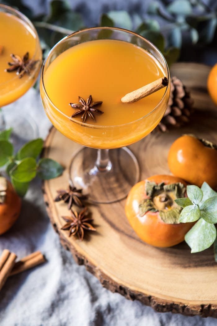 <strong>Get the <a href="https://www.halfbakedharvest.com/spiced-persimmon-bourbon-old-fashioned/" target="_blank">Persimmon Bourbon Old Fashioned</a> recipe from Half Baked Harvest</strong>