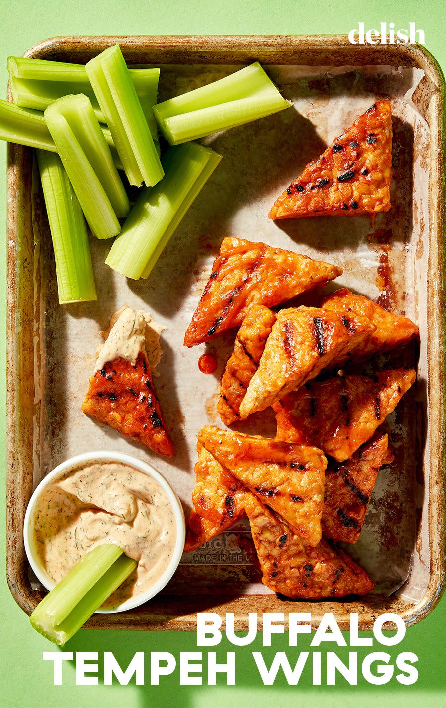 Tempeh Buffalo “Wings”