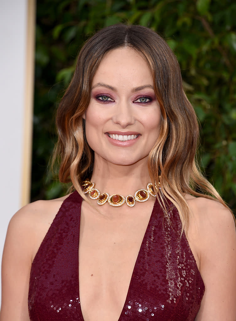 Olivia Wilde at the 2016 Golden Globes