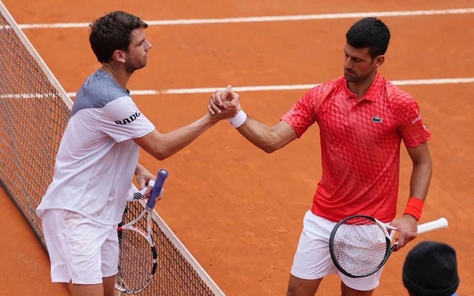 Novak Djokovic n(R) Cameron Norrie (L) - Cameron Norrie reopens Novak Djokovic row: 'You have to turn up on time' - Reuters/Aleksandra Szmigiel