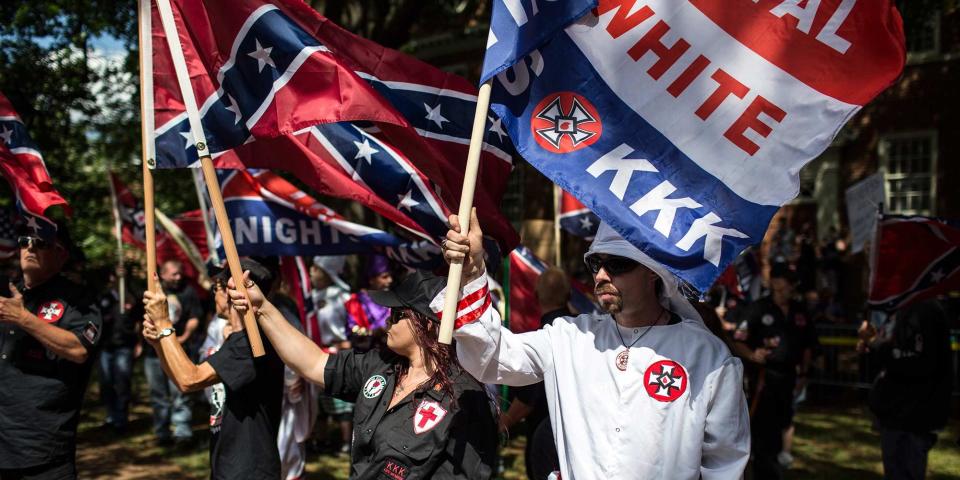 Neo-Nazis and White Supremacists applaud Donald Trump's response to deadly violence in Virginia