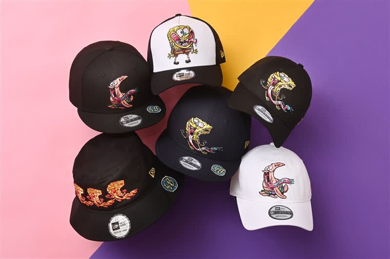 「New Era X 海綿寶寶」聯乘系列（圖／品牌提供）