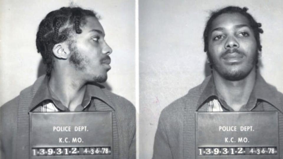Kevin Strickland, shown in his 1978 mug shots, has served more than 42 years in prison for a triple-murder he did not commit, according to prosecutors who now want him freed. (Midwest Innocence Project)
