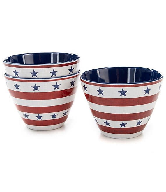 Southern Living Melamine Americana Dip Bowls