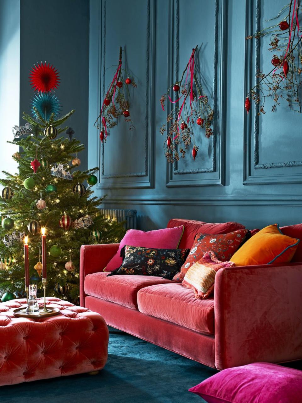 christmas living room