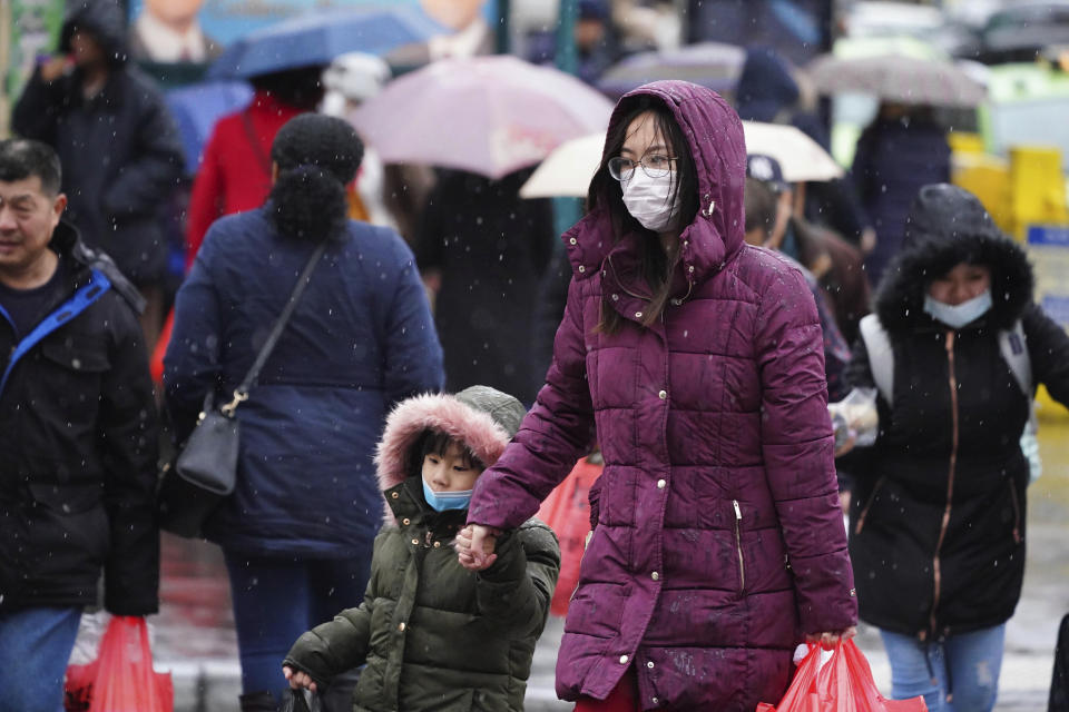 People wear masks to fend off the Corona Virus - 3/6/20