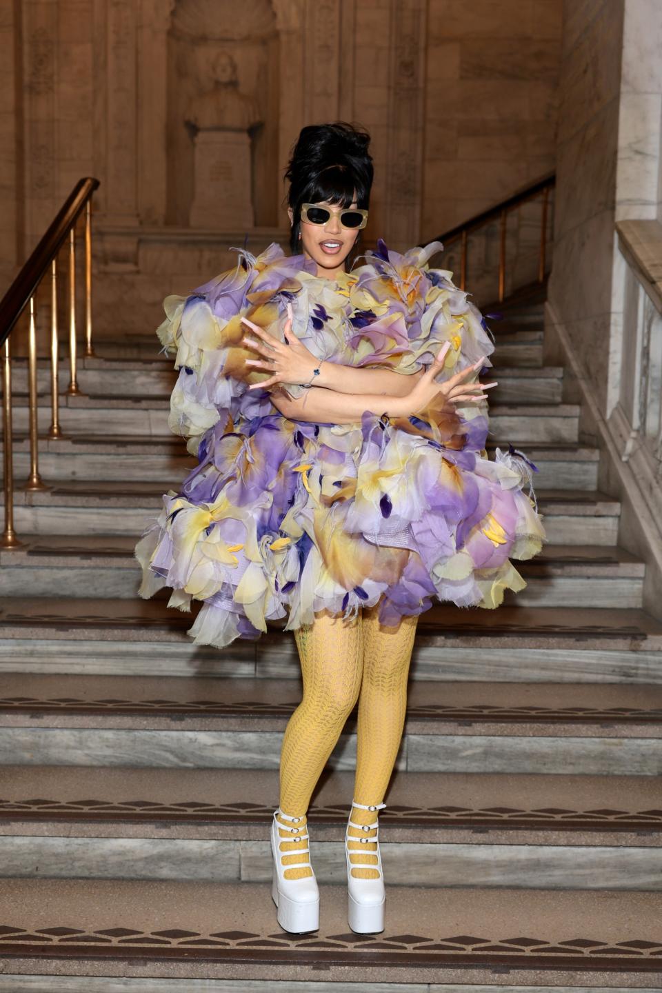 NEW YORK, NEW YORK - JULY 01: Cardi B attends the Marc Jacobs Fall 2024 Runway at New York Public Library on July 01, 2024 in New York City. (Photo by Dimitrios Kambouris/Getty Images for Marc Jacobs)